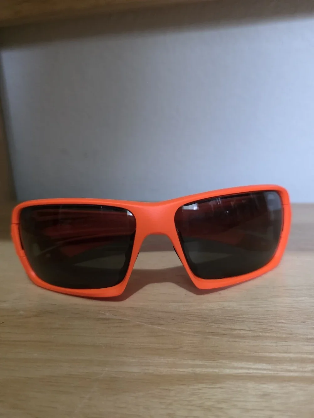 ESS Rollbar Ballistic Sunglasses Hi-Vis Orange Frame Safety Glasses With Case